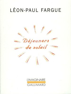 cover image of Déjeuners de soleil